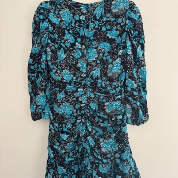 Tanya Taylor Raven Floral Silk Mini Dress sz 10 - Picture 6 of 6